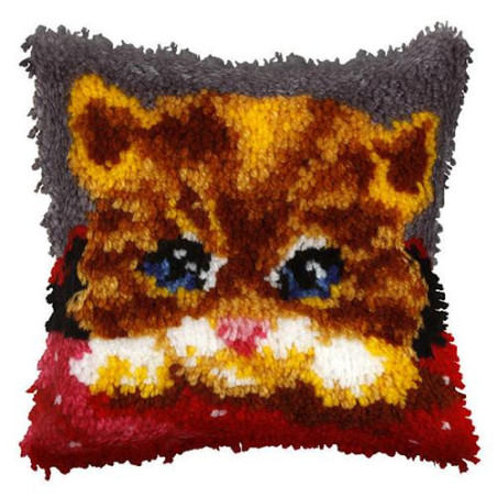 poesje 4056 Knooppakket kussen -  Orchidea