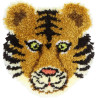 Tijger kophanger Smyrna knoop borduurpakket- pako