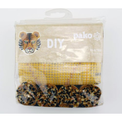 Tijger kophanger Smyrna knoop borduurpakket- pako