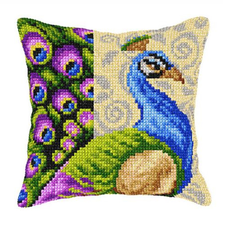 pauw 9553 borduurpakket kussen -  Orchidea