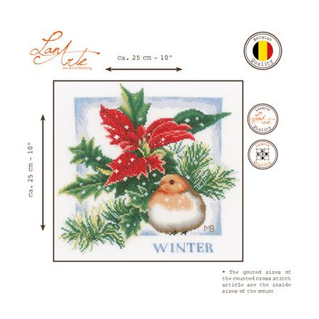 Telpakket kit Winter Art nr. PN-0162305 lanarte
