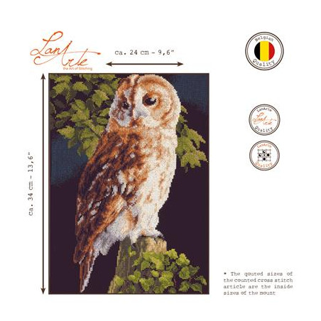 Telpakket kit Uil Art nr. PN-0146814 lanarte