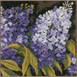 Telpakket lilac borduren Aida pn-0144566 lanarte
