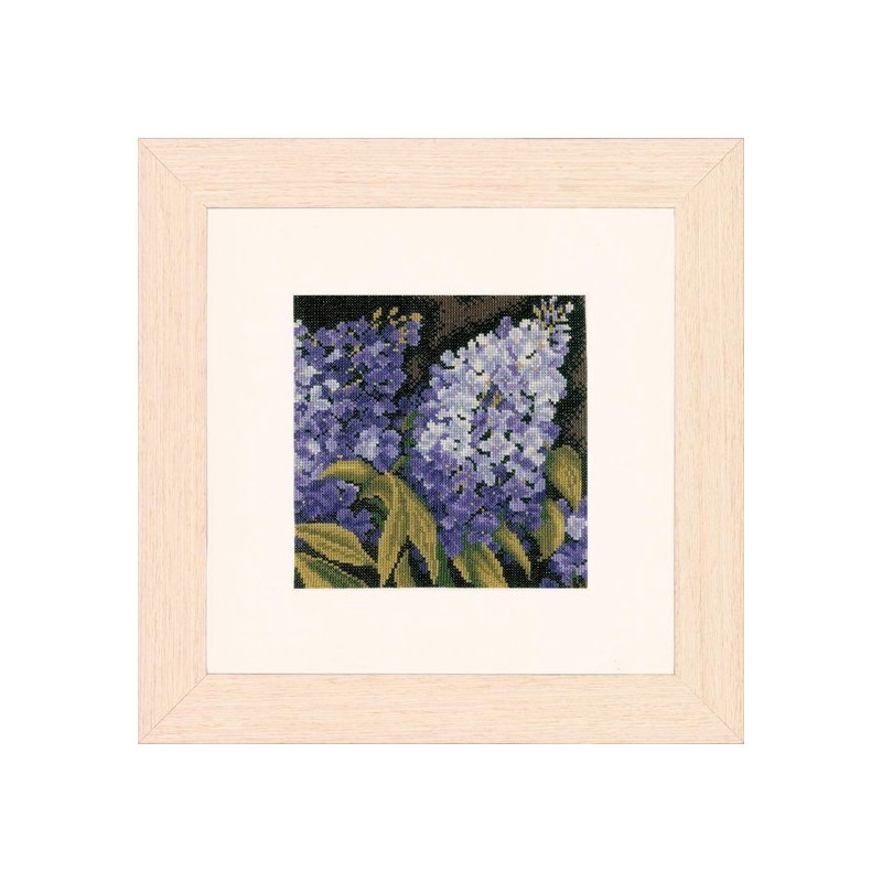 Telpakket lilac borduren Aida pn-0144566 lanarte
