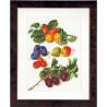 Thea Gouverneur telpakket Peaches & Plums Aida", 33x45cm