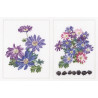 Borduurpakket Thea Gouverneur ‘Anemone Panel' 33,5 x 22cm 445
