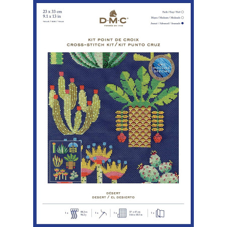 DMC Kruissteekset "desert telpakket, 37x47cm
