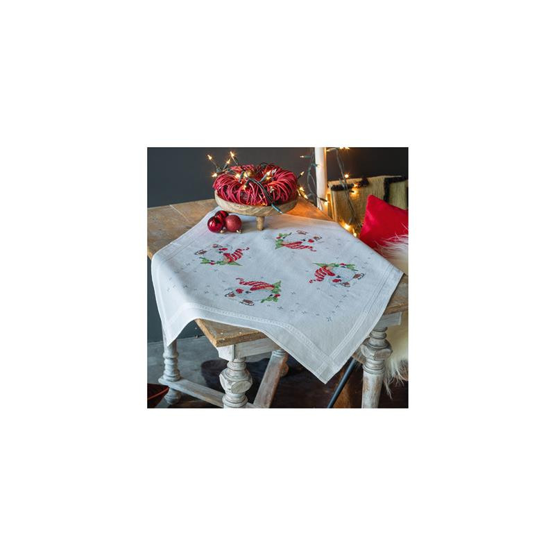 Tafelkleed kit Kerstkabouters Art nr. PN-0198673