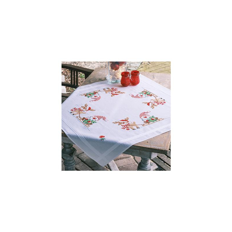 Tafelkleed kit Wichtel met rendier Art nr. PN-0201719