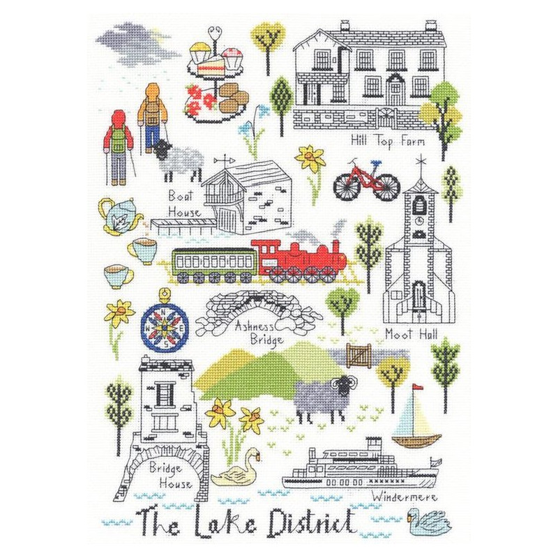 Borduurpakket Love The Lakes Bothy Threads xls08