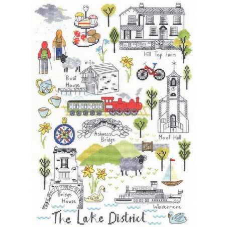 Borduurpakket Love The Lakes Bothy Threads xls08