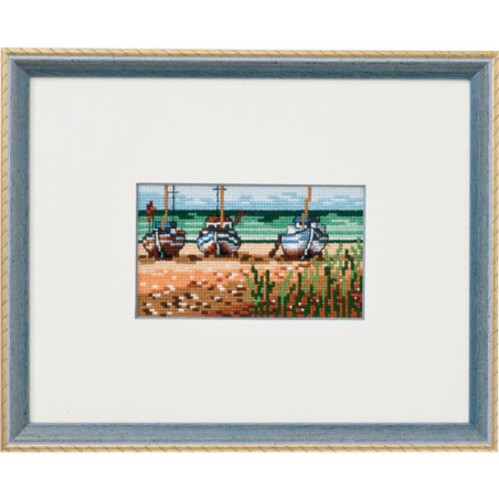 Permin 92-8420 Borduurpakket boot 23x18 cm