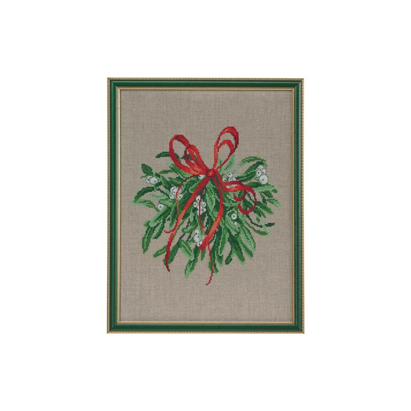 Permin 70-6216 Borduurpakket Mistletoe 30x40 cm