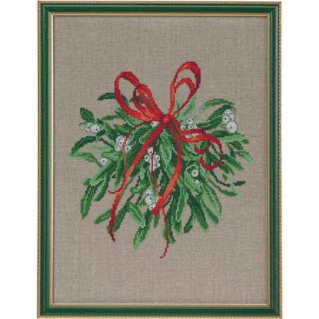 Permin 70-6216 Borduurpakket Mistletoe 30x40 cm
