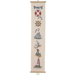 Permin 35-6120 Borduurpakket Maritiem schellekoord 18x90 cm
