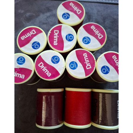11 grote klossen drima naaigaren 900m  per stuk