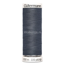 Naaigaren 93 blauw grijs 200m Gütermann