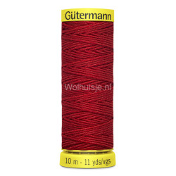 Elastiekgaren 2063 rood 10m Gütermann