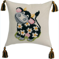 Permin 83-2860 Borduurpakket Koe 30x30 cm