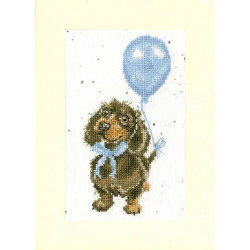 Borduurpakket welcome little sausage - Bothy Threads   BT-XGC33