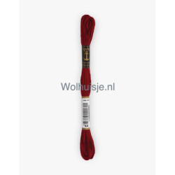 Anchor mouline 6 draads borduurgaren 44 donker robijnrood 8m