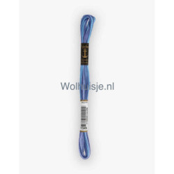Anchor mouline 6 draads borduurgaren multicolor 1349  blauw en paars tinten 8m
