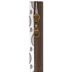 Opti M60 kleur 881 donker bruin bronskleurige metaalrits 6 mm deelbaar 30-80cm
