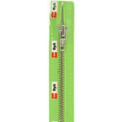 Opti M60 kleur 547 lichtgroen nikkelkleurige metaalrits 6mm deelbaar 30-80cm