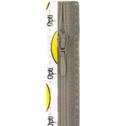 Opti S40 kleur 004 muisgrijs spiraalrits 4mm niet deelbaar 20-60cm