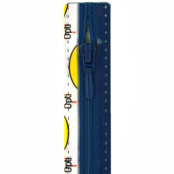 Opti S40 kleur 215 kobalt blauw spiraalrits 4mm niet deelbaar 20-60cm