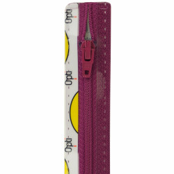 Opti S40 kleur 793 donker fuchsia spiraalrits 4mm niet deelbaar 12-22cm