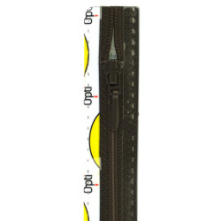 S40 kleur 881 donker bruin spiraalrits 4mm niet deelbaar 20-60cm