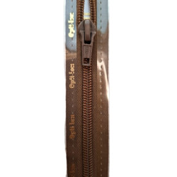 Opti S60 kleur 932 bruin spiraalrits 6mm deelbaar 30-80cm
