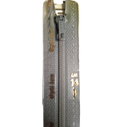 Opti S50 kleur 004 muisgrijs spiraalrits smal niet deelbaar 8-22cm