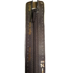 Opti S50 kleur 881 donker bruin spiraalrits smal niet deelbaar 8-22cm