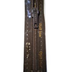 Opti S50 kleur 881 donker bruin spiraalrits breed niet deelbaar 8-22cm