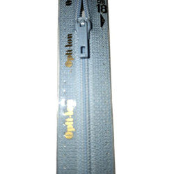 Opti S50 kleur 259 babyblauw spiraalrits smal niet deelbaar 8-22cm