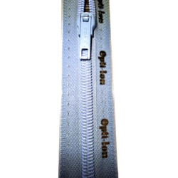 Opti S50 kleur 259 babyblauw spiraalrits breed niet deelbaar 8-22cm