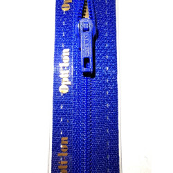 Opti S50 kleur 215 kobalt blauw spiraalrits smal niet deelbaar 8-22cm