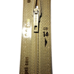 Opti S50 kleur 837 groen spiraalrits smal niet deelbaar 8-22cm