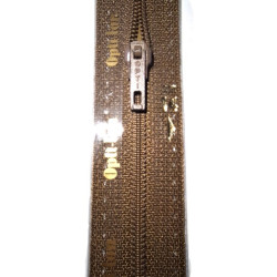 Opti S50 kleur 932 bruin spiraalrits smal niet deelbaar 8-22cm