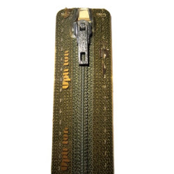 Opti S50 kleur 542 groen spiraalrits smal niet deelbaar 8-22cm