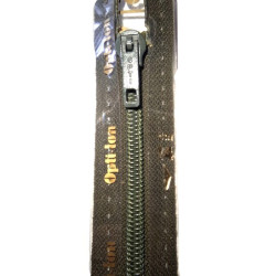 Opti S50 kleur 542 groen spiraalrits breed niet deelbaar 8-22cm