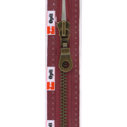 Opti M60 kleur 750 bordeaux bronskleurige metaalrits 6mm niet deelbaar 8-22cm