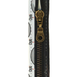 Opti M60 kleur 000 zwart bronskleurige metaalrits 6mm niet deelbaar 8-22cm