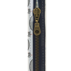 Opti M60 kleur 210 donkerblauw bronskleurige metaalrits 6mm niet deelbaar 8-22cm