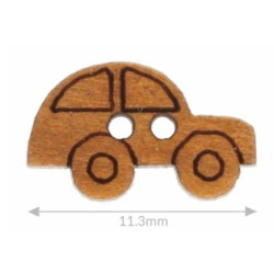 knoop auto hout donker 50522