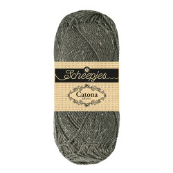 Scheepjes Catona Shine 242-S Metal Grey - Silver