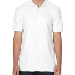 Gildan polo cotton wit XL