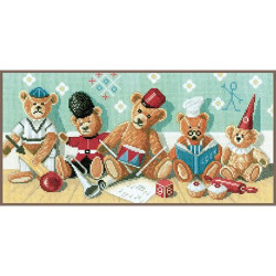 Borduurpakket Lanarte Teddyberen Playschool  pn 0021212